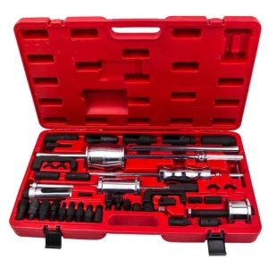 Bộ chiết xuất kim phun chính 40pc với bộ kéo bộ điều hợp đường ray thông thường với búa trượt